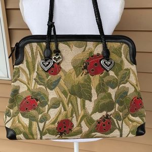 Alyssa LadyBug Tapestry Weekender Carpet Bag Tote